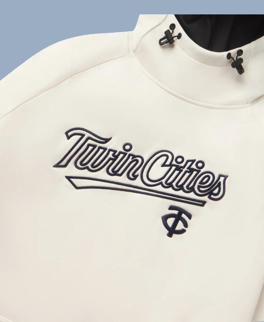 Minnesota Twins Crossover Drop 2 Hoodie Collar Image