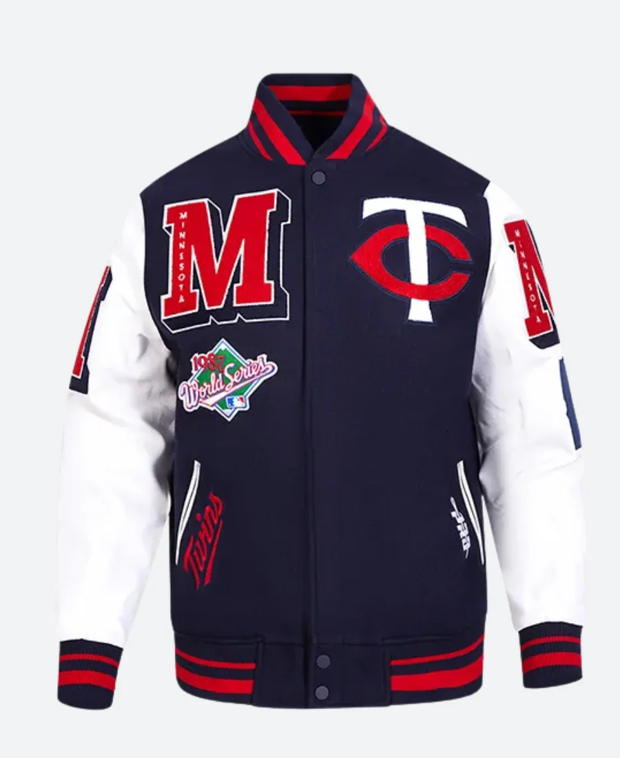 Minnesota Twins Varsity Jacket Front Image