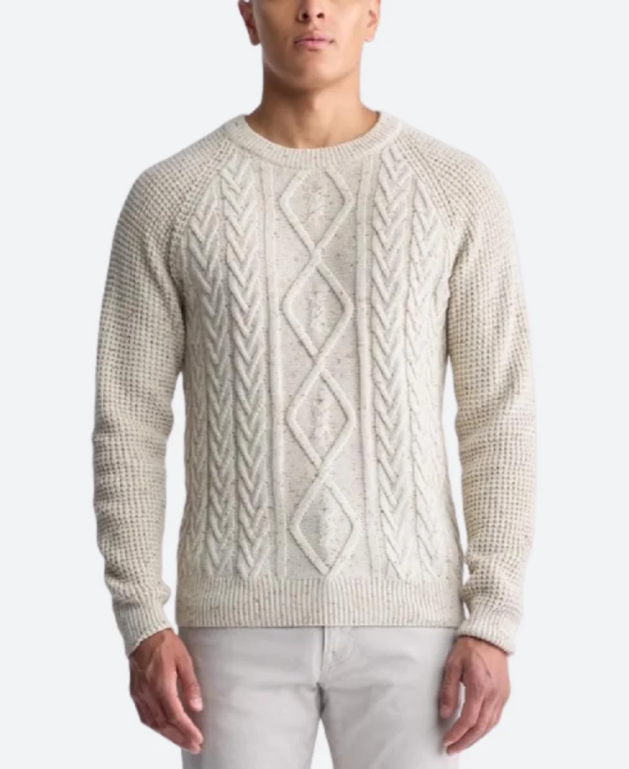Murder In A Small Town S02 Cable Knit Cardigan Front Image