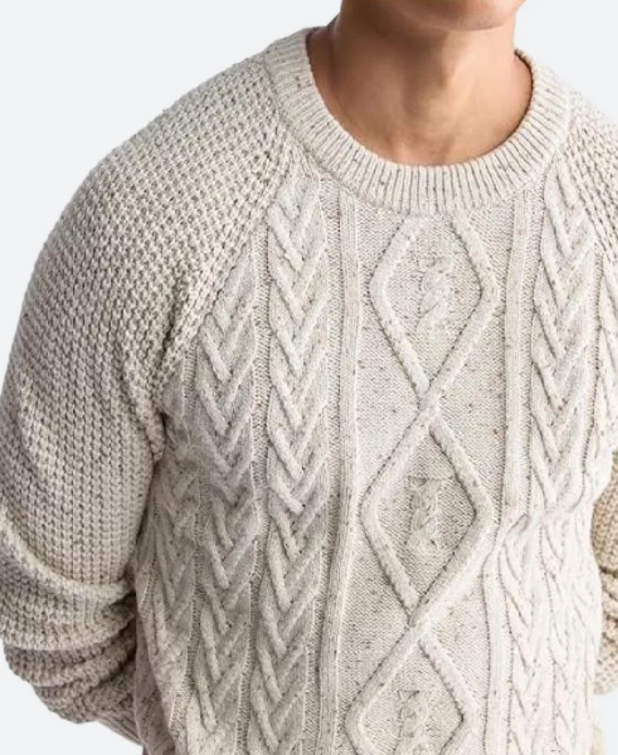 Murder In A Small Town S02 Cable Knit Cardigan Zoom Image