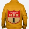 NFR Las Vegas Logan Hay Leather Jacket Bacck Image