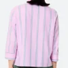 NOUVEAU JOUR Louise Bartoli Striped Shirt Back Image