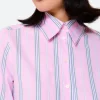 NOUVEAU JOUR Louise Bartoli Striped Shirt Zoom Image