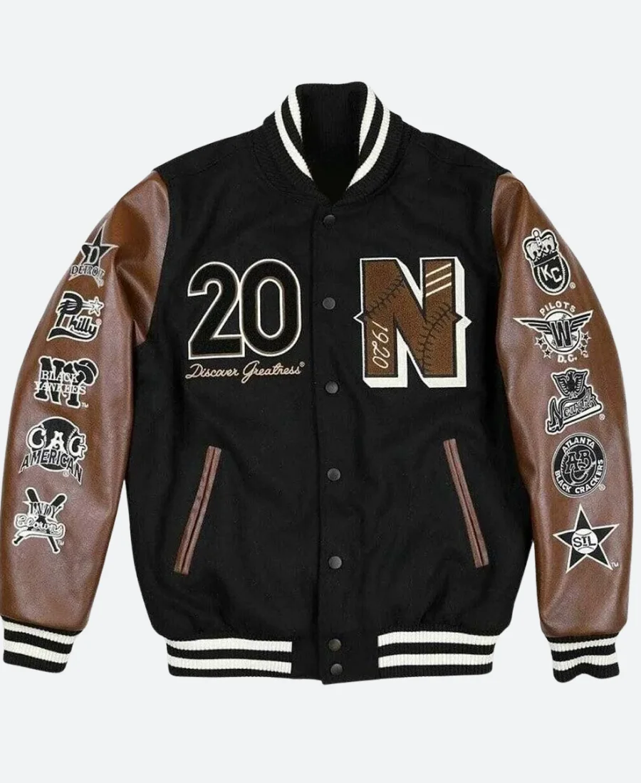 Negro League Varsity Jacket Front Image
