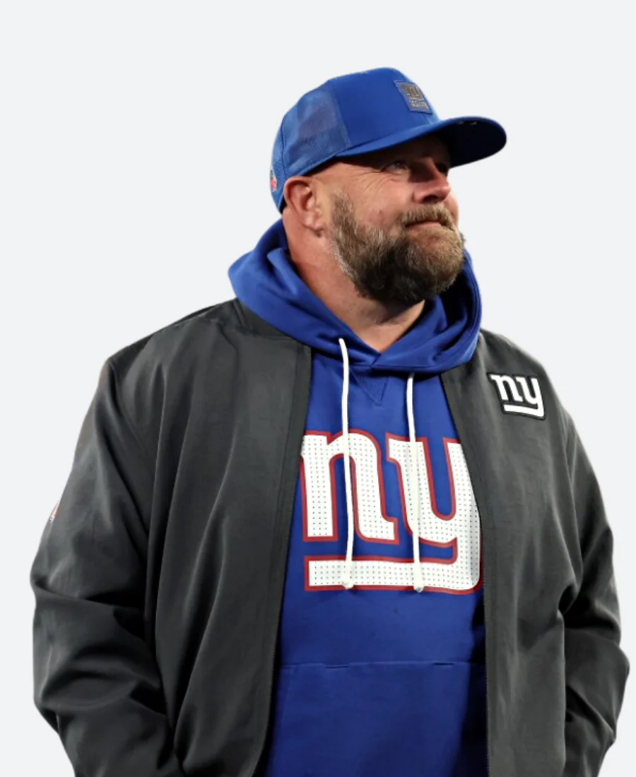 New York Giants Brian Daboll Bomber Jacket Celebrity Image