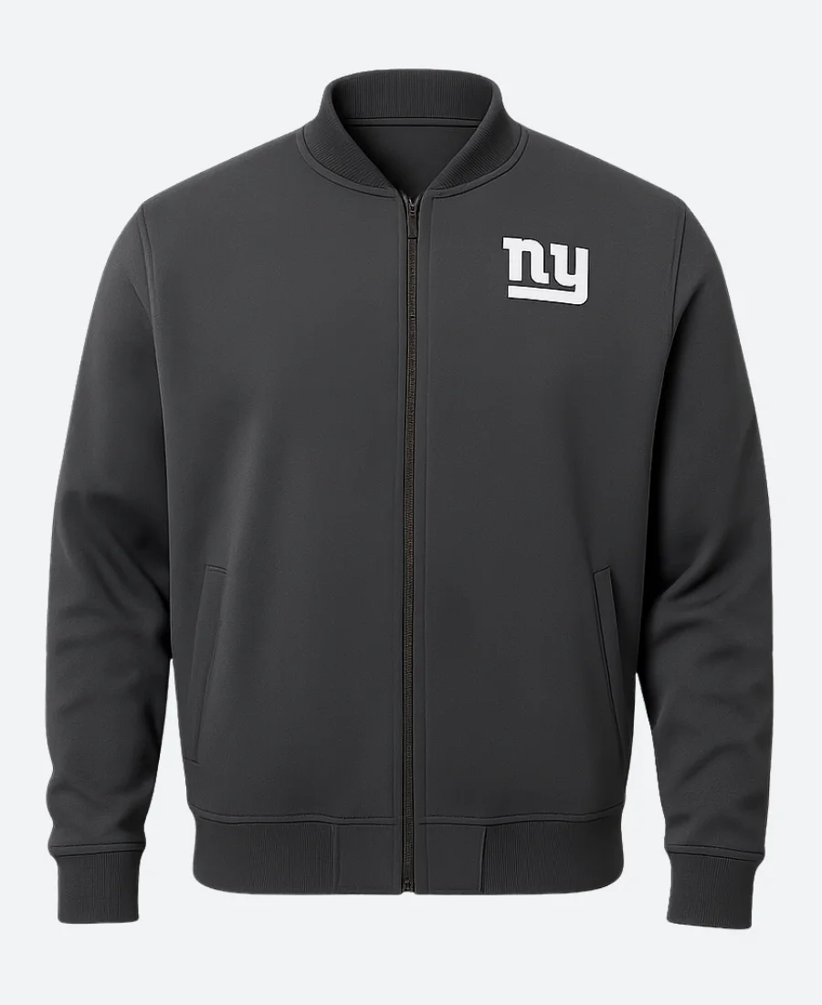 New York Giants Brian Daboll Bomber Jacket Front Image