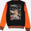 Pete’s Pumpkin Patch Varsity Jacket back Image