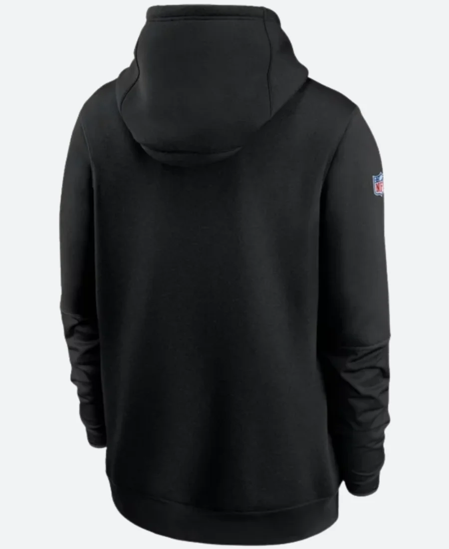 Philadelphia Eagles Nick Sirianni Sideline Hoodie Back Image