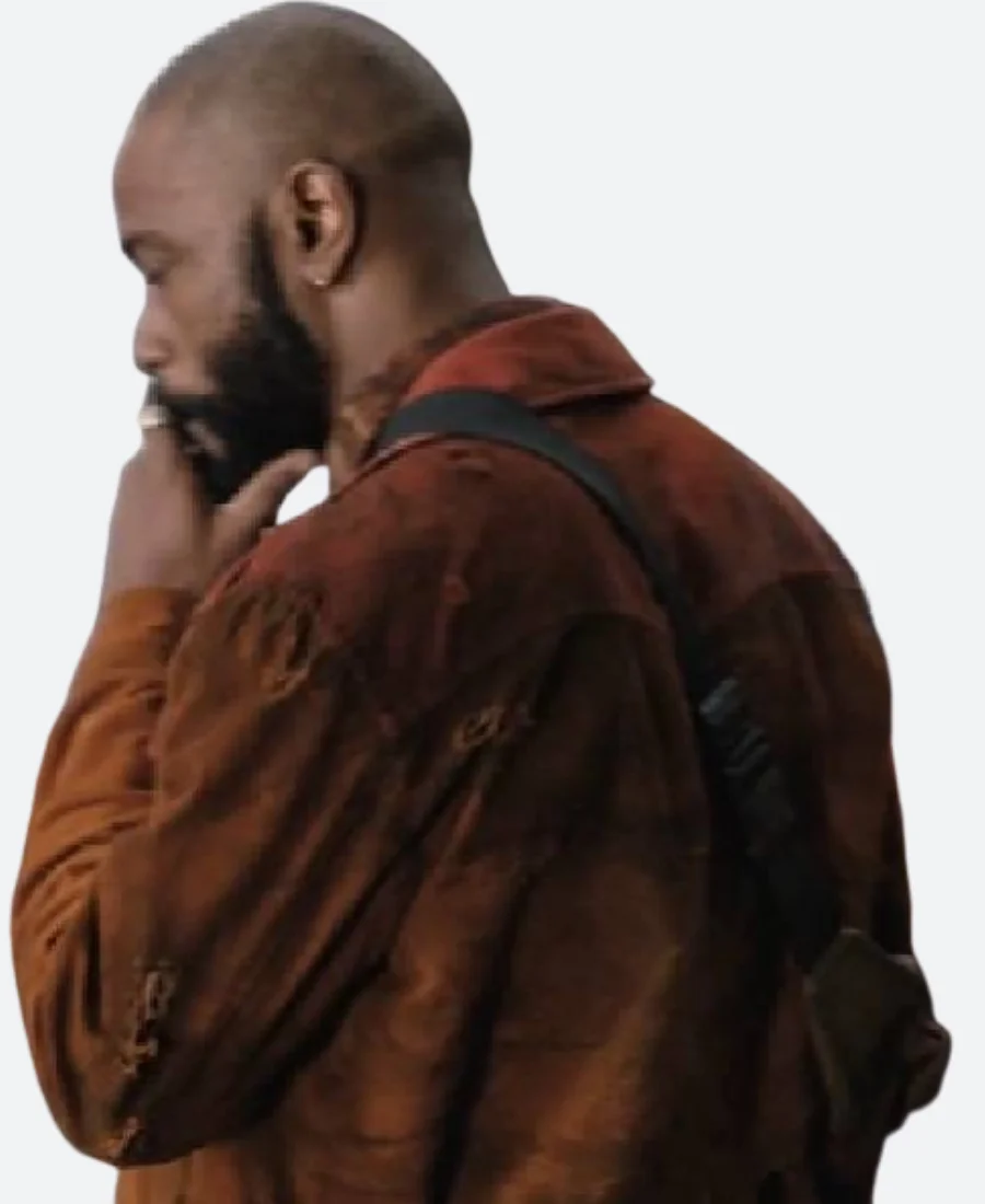 Play Dirty 2025 Alan Grofield Suede Leather Jacket Back Image