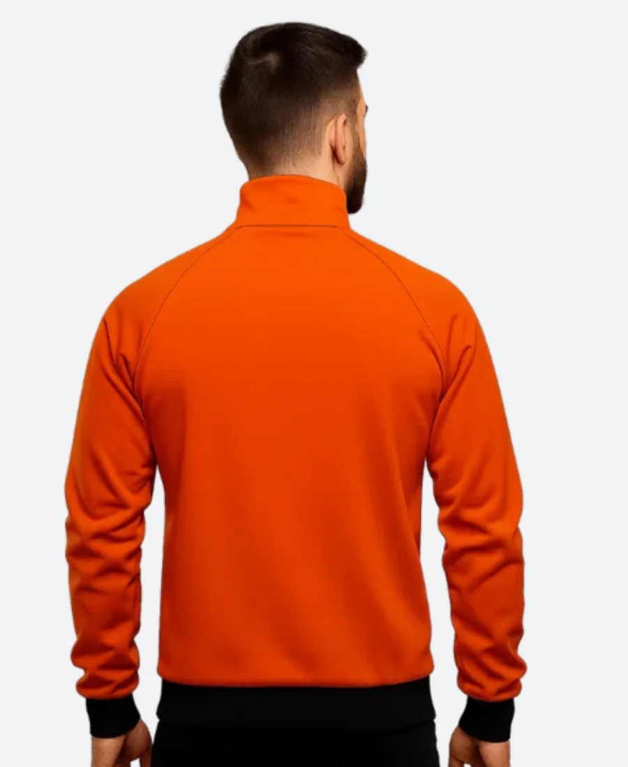 Pumpkin Halloween Party Bomber Jacket Back Image