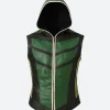 Smallville Oliver Queen Leather Vest Front Image