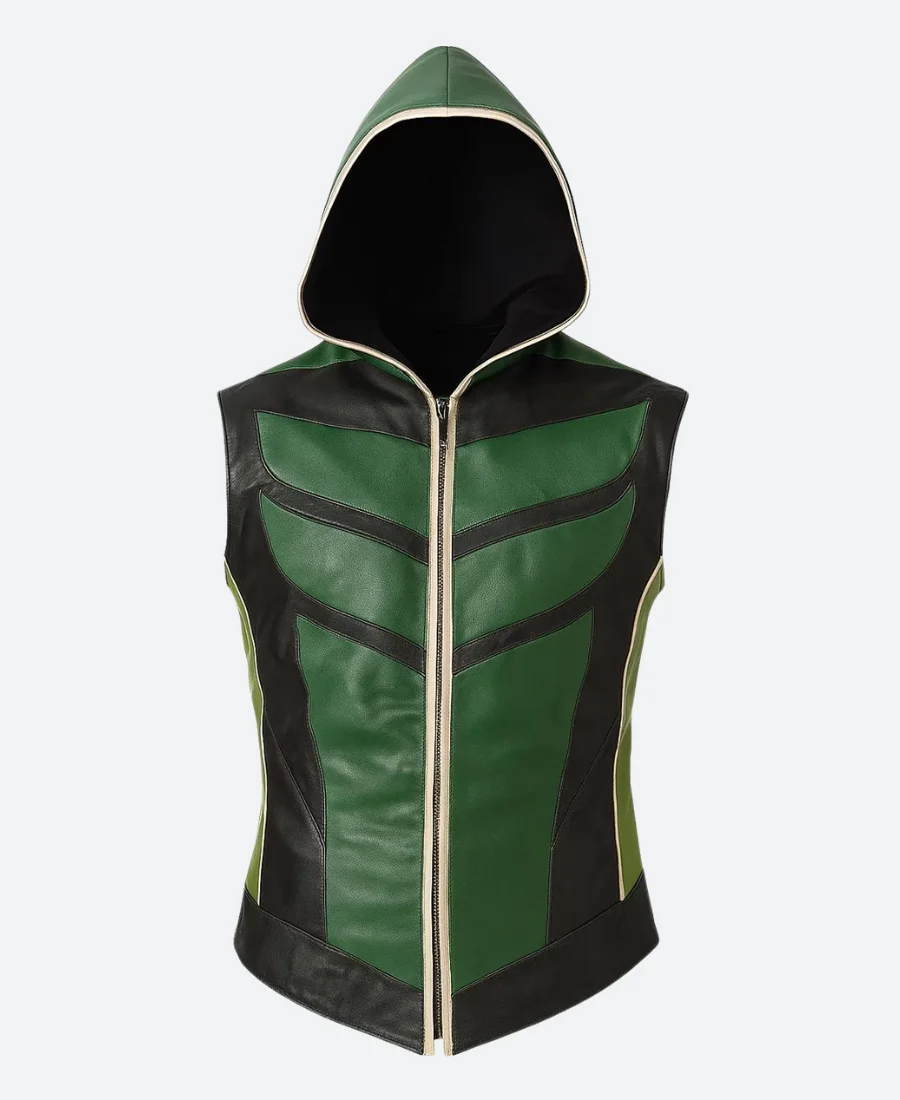 Smallville Oliver Queen Leather Vest Front Image