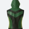 Smallville Oliver Queen Leather Vest back Image