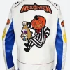 Spooky Trick Or Treat Halloween Leather Jacket Full Back Image