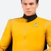 Star Trek Discovery Captain Christopher Pike Leather Jacket