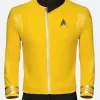 Star Trek Discovery Captain Christopher Pike Leather Jacket Front Image