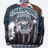Super Bowl Champions Philadelphia Eagles Leather Jacket Back Image