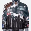 Super Bowl Champions Philadelphia Eagles Leather Jacket Front Image