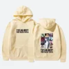 Taylor Swift Wood Lyrics Hoodie Cream Image