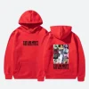 Taylor Swift Wood Lyrics Hoodie Red Image
