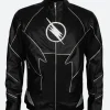 The Flash Hunter Zolomon Leather Jacket Front Image