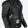 The Nightmare Before Christmas Studded Leather Jacket