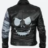 The Nightmare Before Christmas Studded Leather Jacket back Image