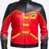 Tim Drake Robin Leather Jacket Front Image