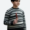 Wednesday S02 Pugsley Addams Striped Sweatshirt