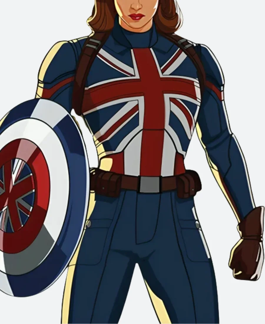 What If 2021 Peggy Carter Leather Jacket