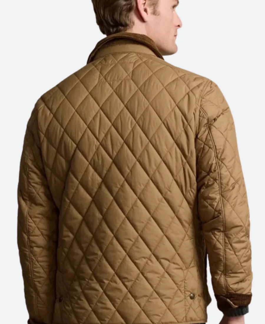 Yellowstone John Dutton Quilted Jacket Back Image